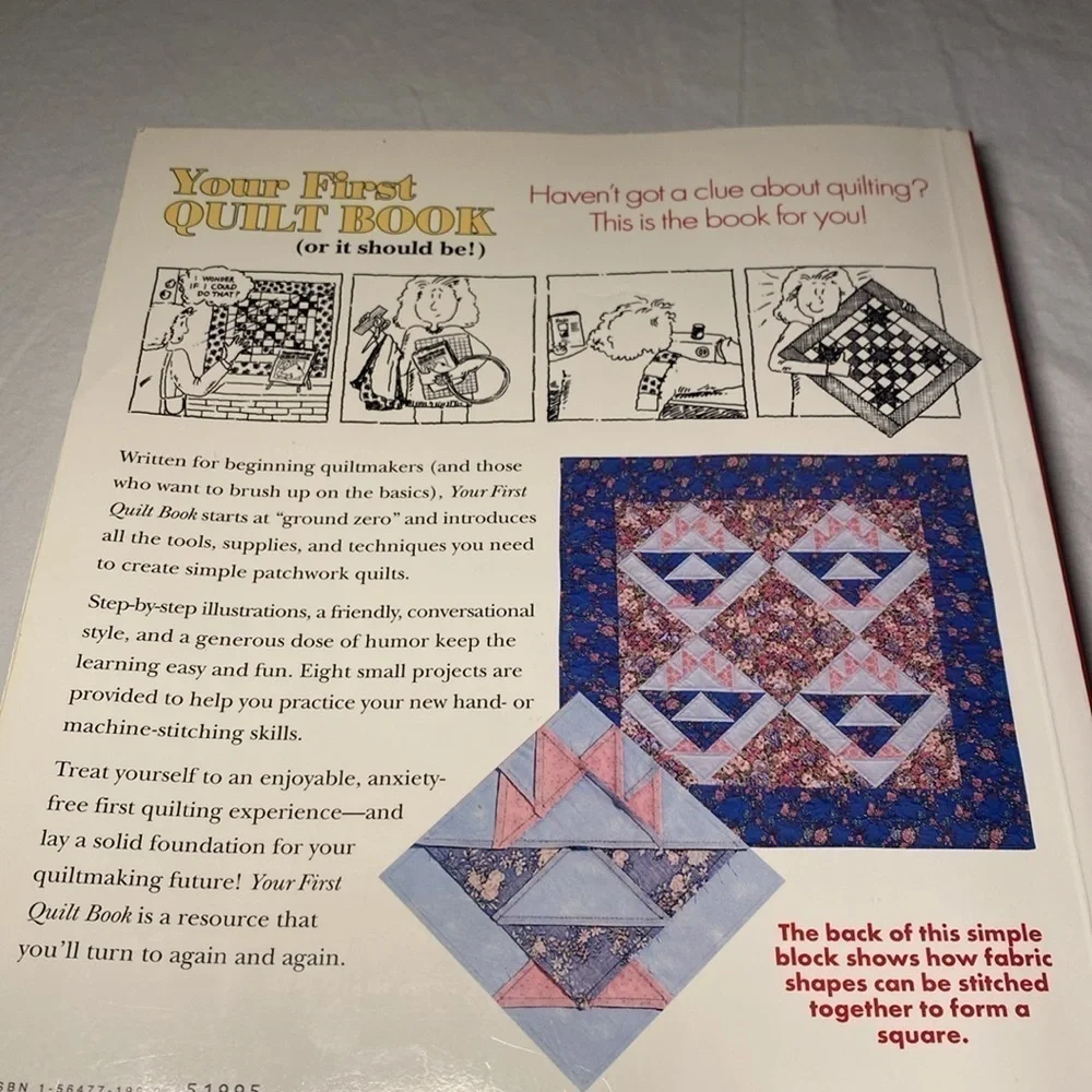 Carol Doak Beginner Starter Quilt Hobby Guide Reference Book EUC